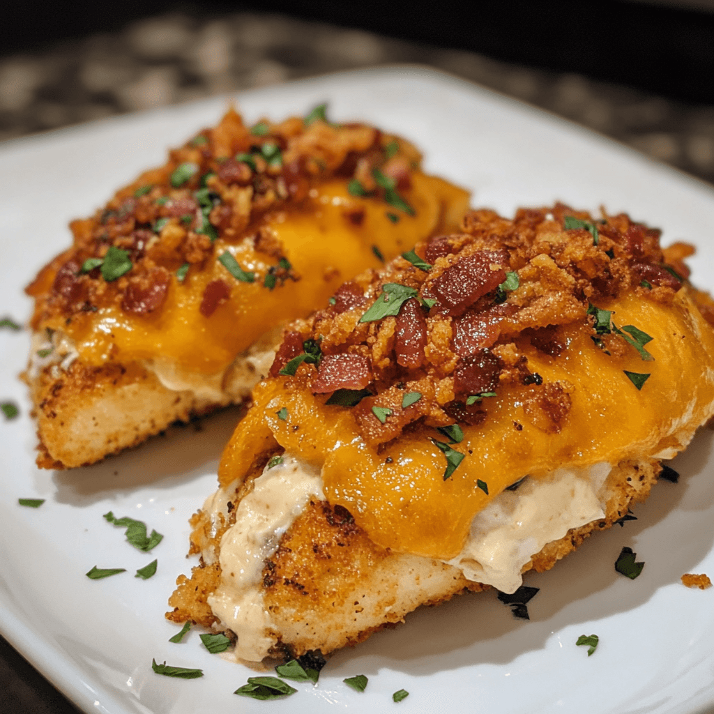 Cream Cheese and Bacon Stuffed Doritos Chicken A Flavor-Packed Delight