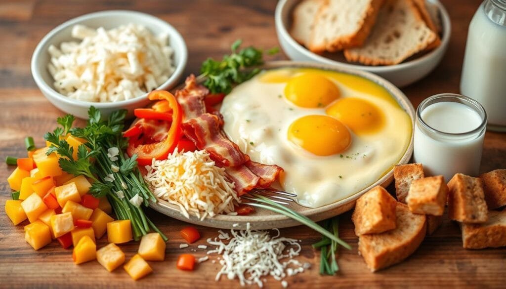 breakfast strata ingredients