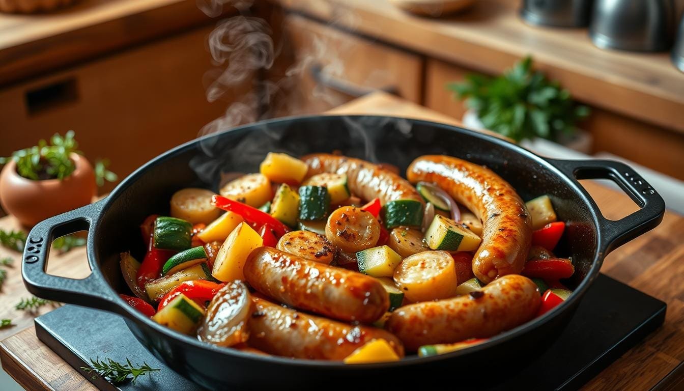Sausage and Veggie Skillet