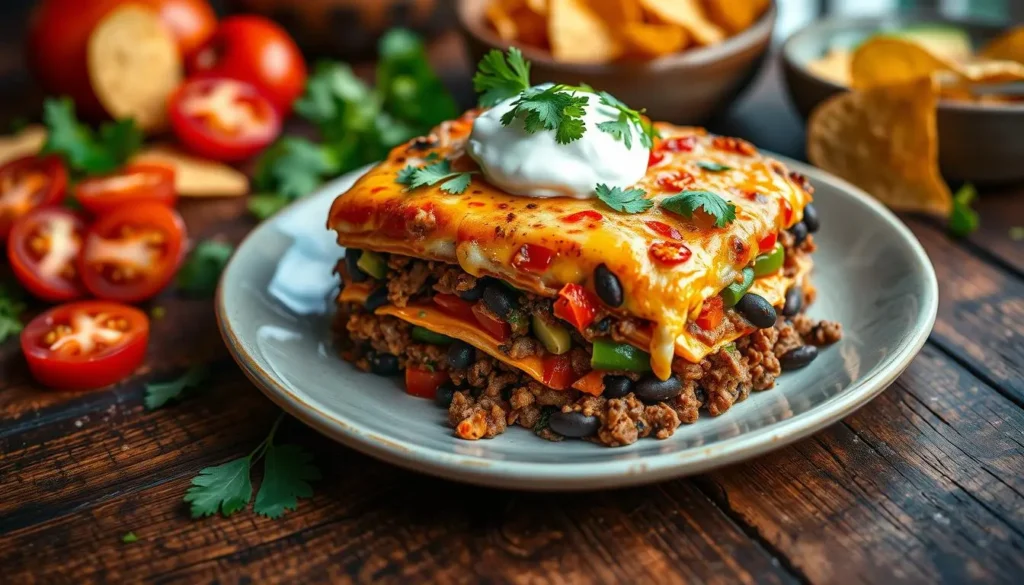 taco lasagna recipe
