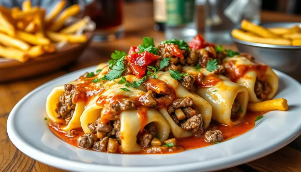 Cheesesteak Tortellini in Rich Provolone Sauce