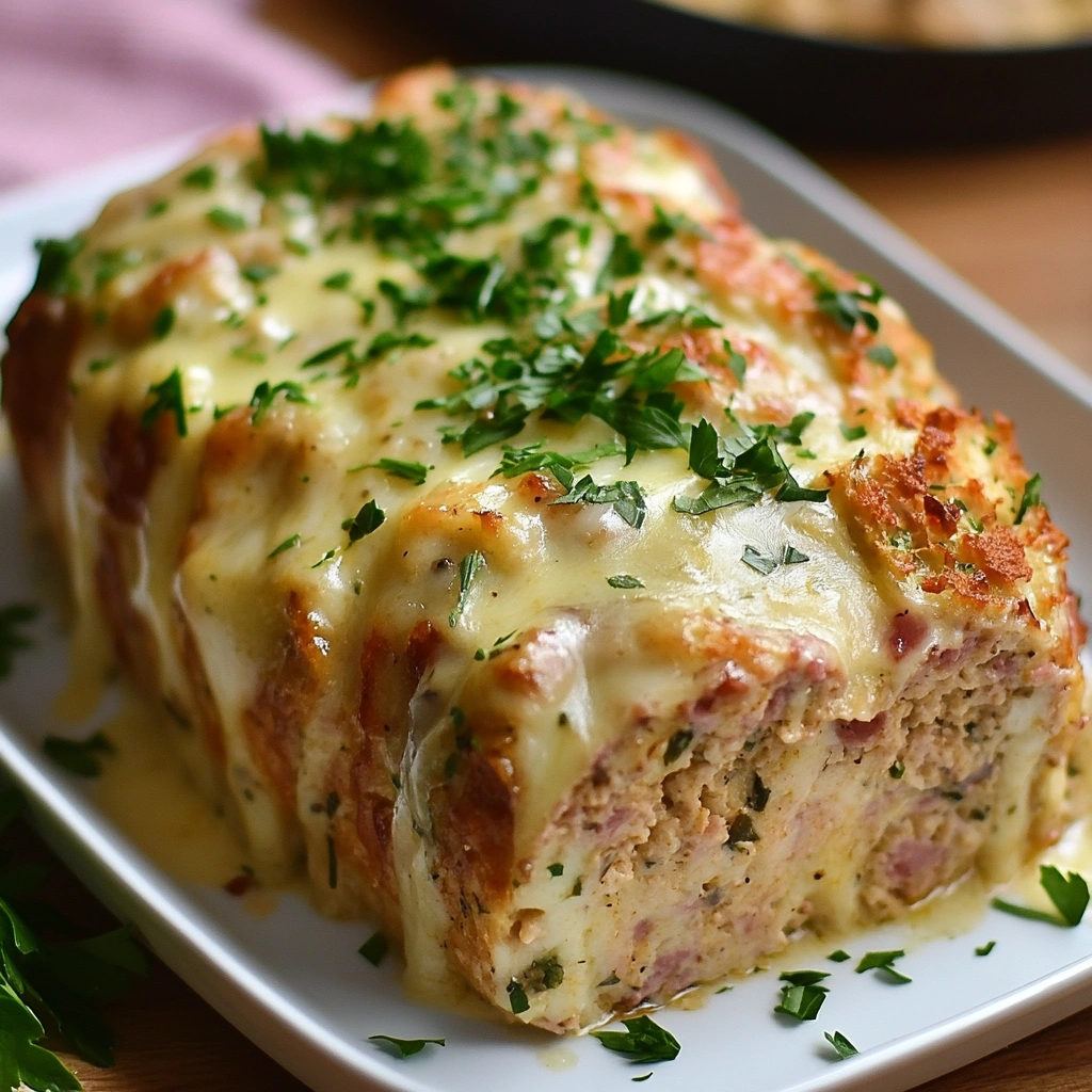 Chicken Cordon Bleu Meatloaf
