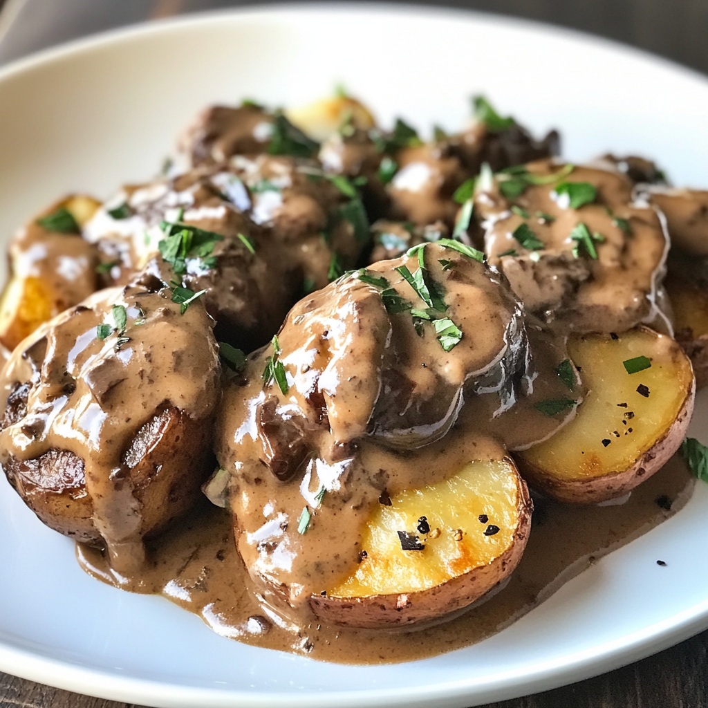 Mouthwatering Mississippi Mud Potatoes