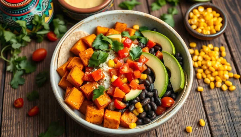 Sweet Potato and Black Bean Burrito Bowl Recipe