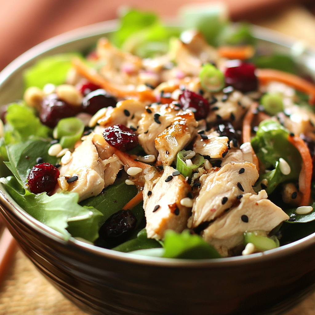 Asian Chicken Cranberry Salad