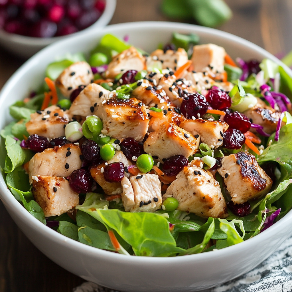 Asian Chicken Cranberry Salad