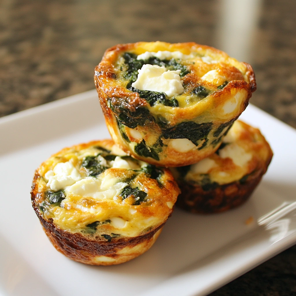 Spinach and Feta Egg Muffins