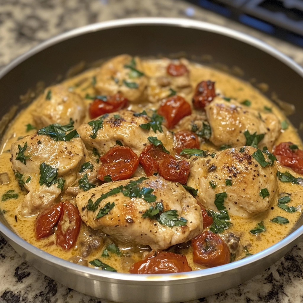 creamy Tuscan chicken