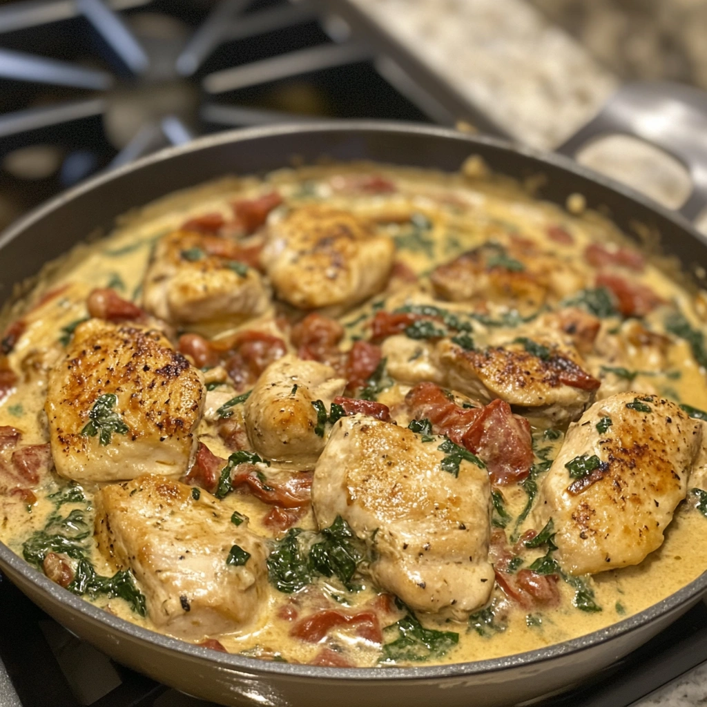 creamy Tuscan chicken