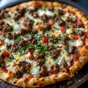 Beef Pizza Pie