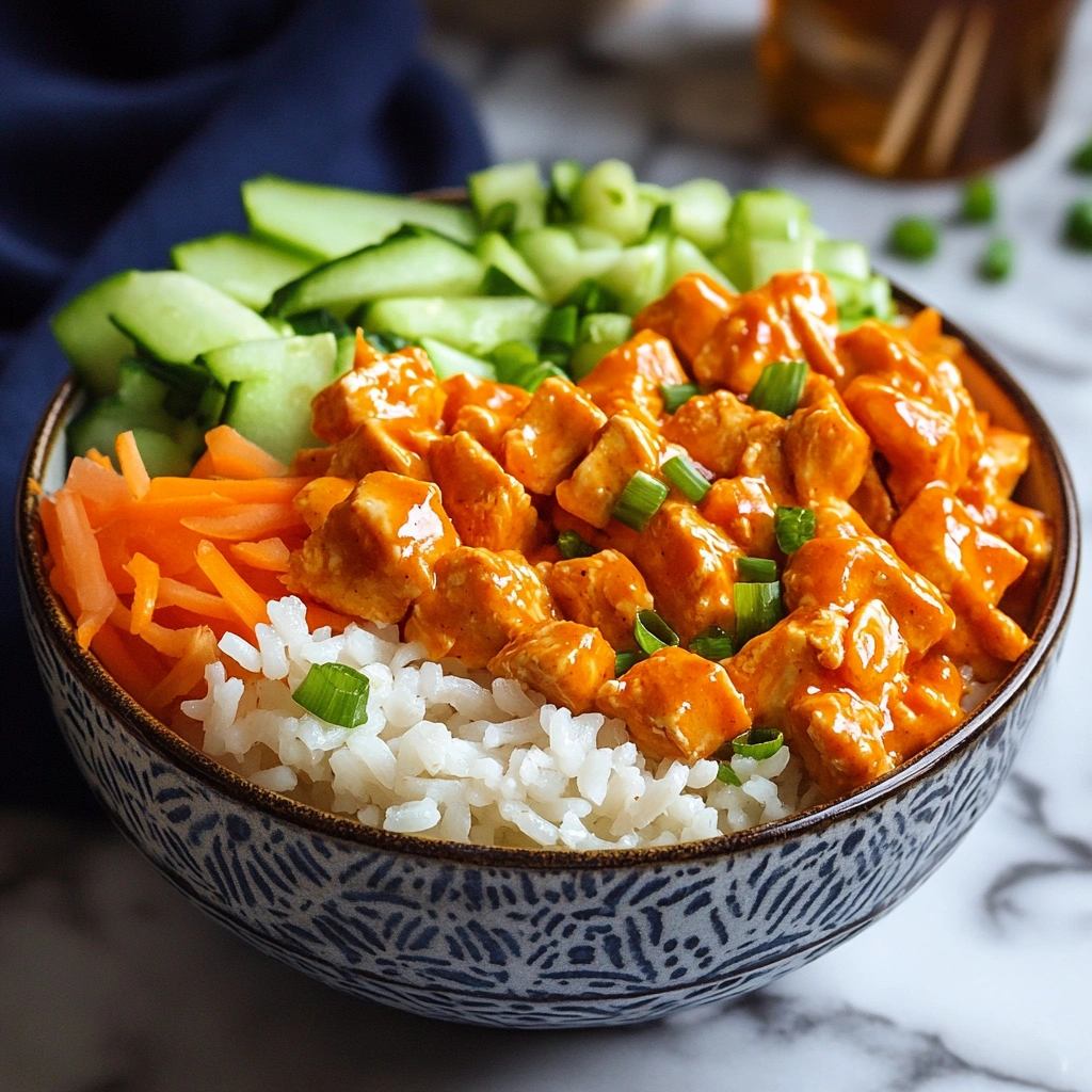 Buffalo Chicken Rice Bowl