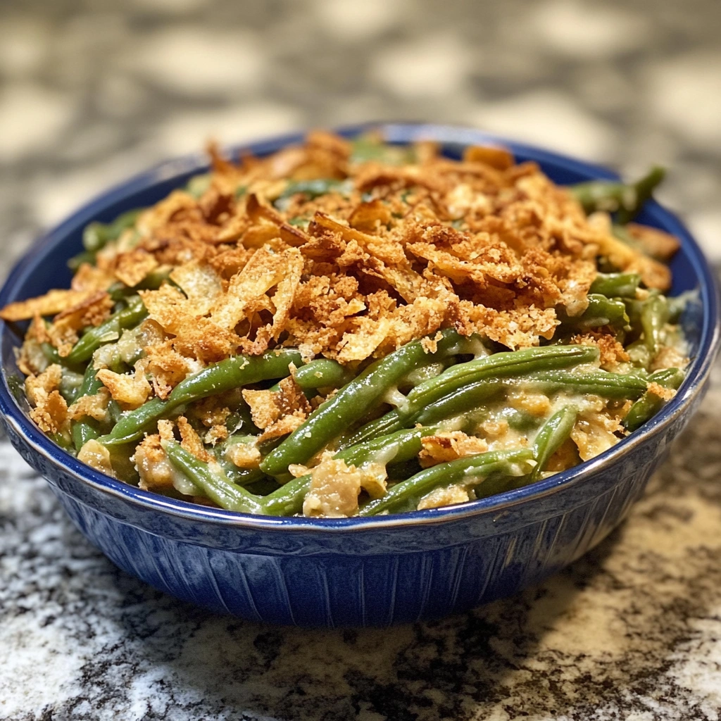 Cheesy Green Bean Casserole