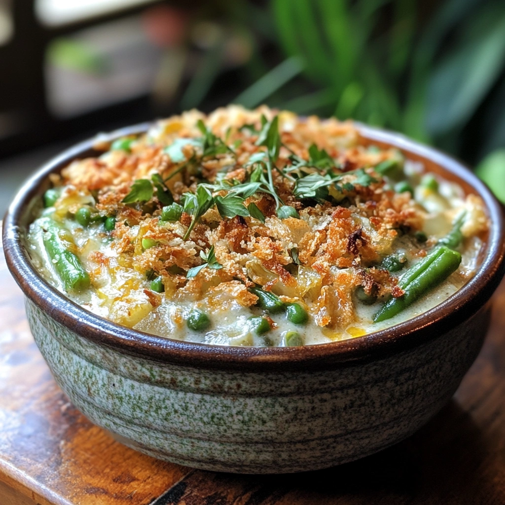 Cheesy Green Bean Casserole