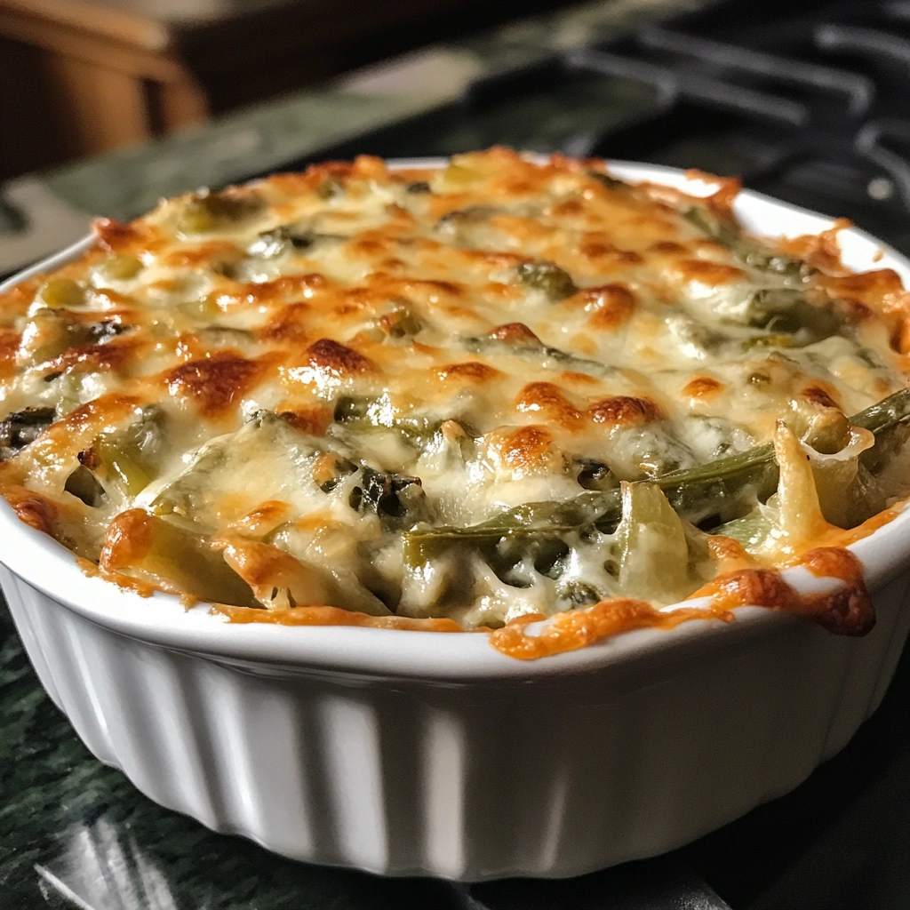 Cheesy Green Bean Casserole