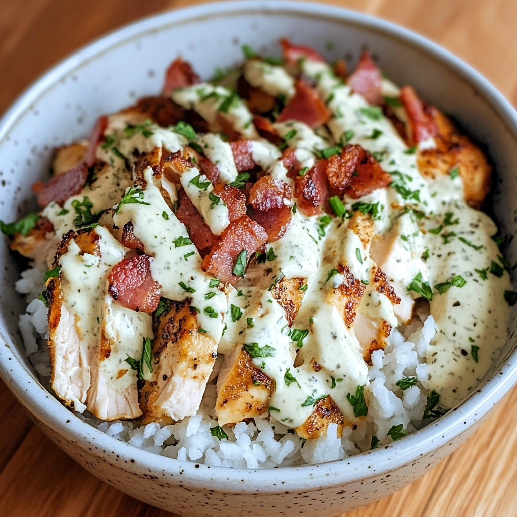 Delicious Keto Chicken Bacon Ranch Bowls