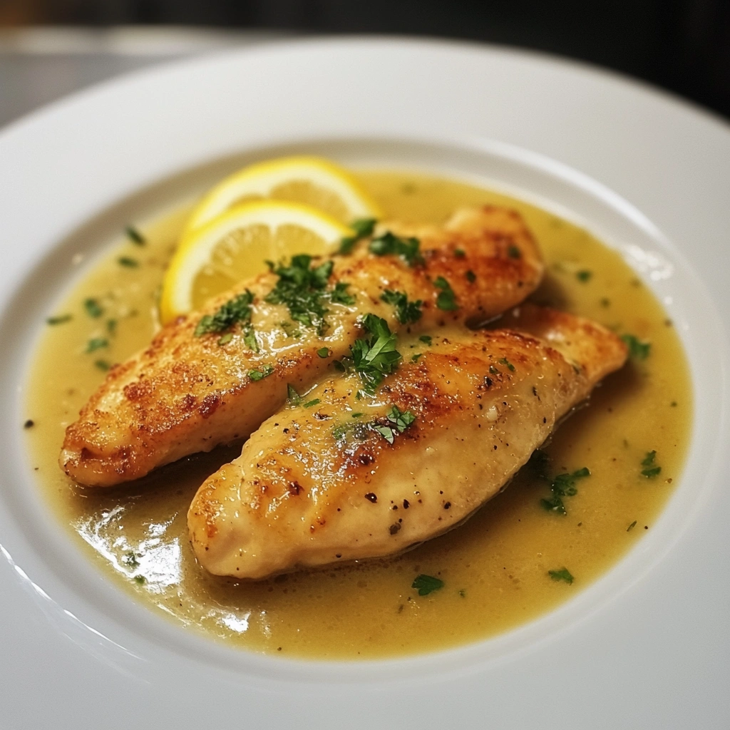 Chicken Piccata with Lemon Sauce