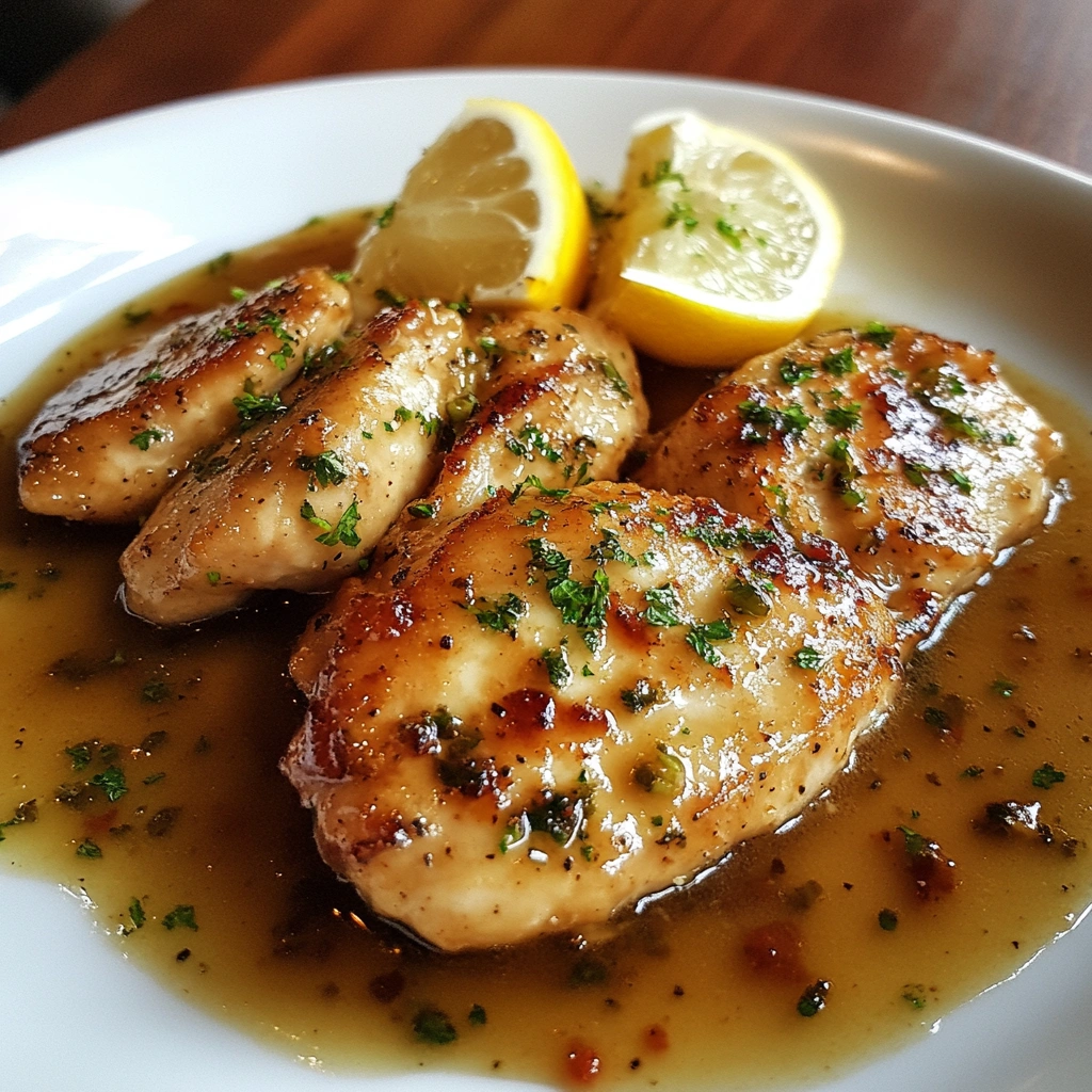 Chicken Piccata with Lemon Sauce