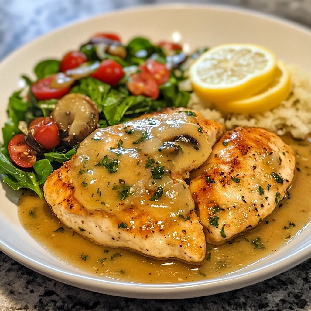 Chicken Piccata with Lemon Sauce