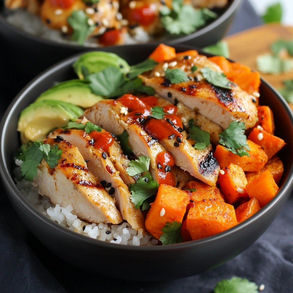 Chicken and Sweet Potato Bowls