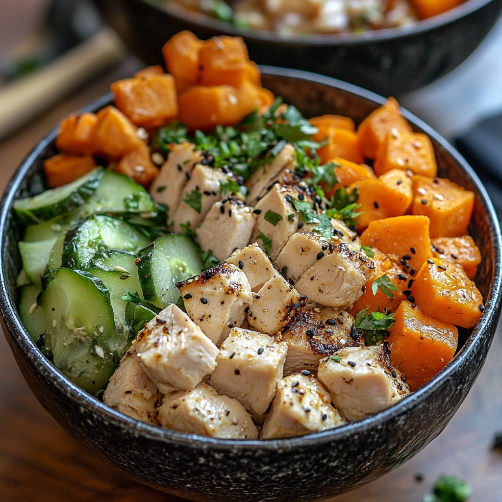 Chicken and Sweet Potato Bowls