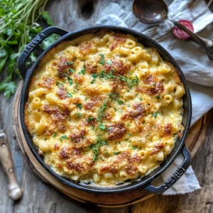 creamy Dutch oven mac and cheese