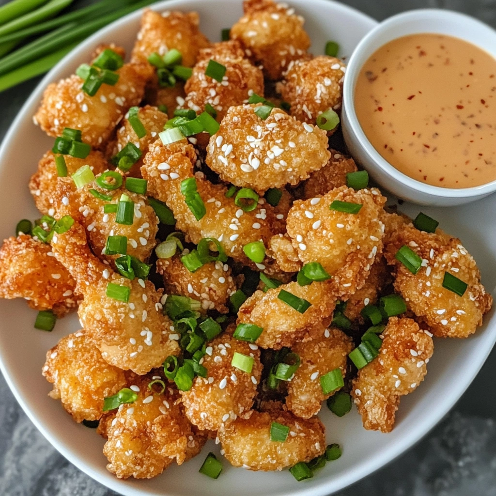 Crispy air fryer Bang Bang Chicken