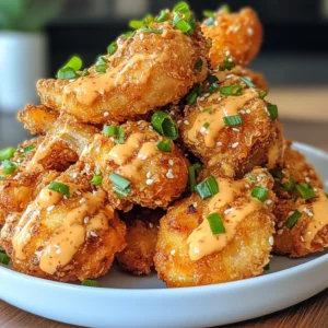 Crispy air fryer Bang Bang Chicken