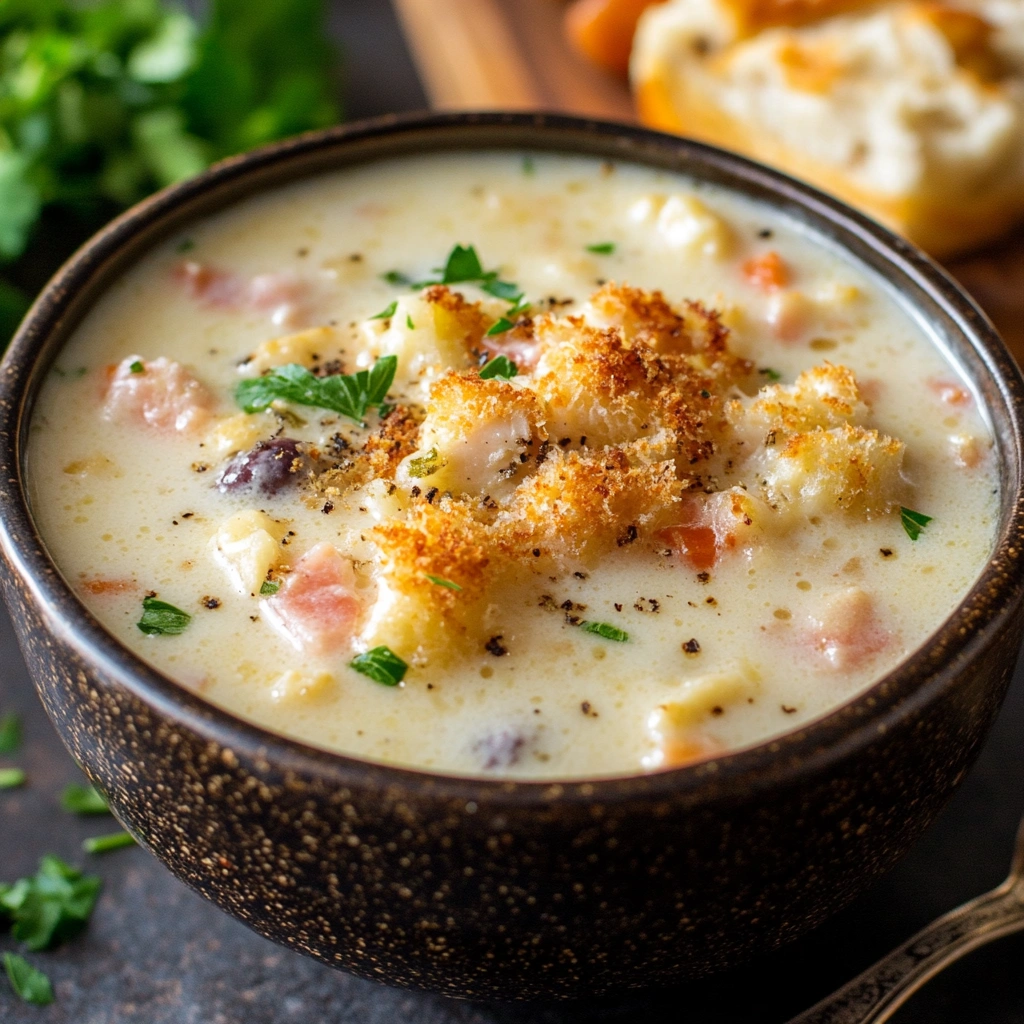 Chicken Cordon Bleu Soup