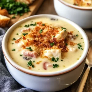 Chicken Cordon Bleu Soup