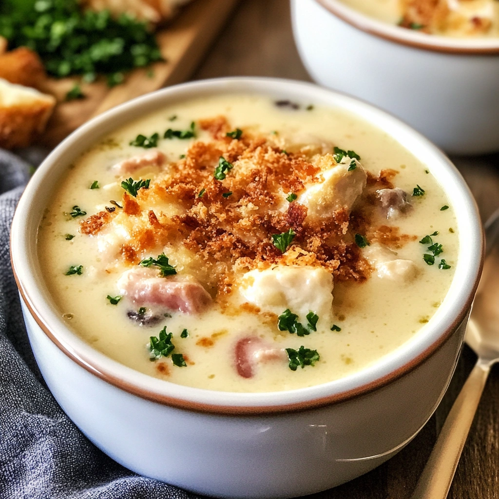 Chicken Cordon Bleu Soup