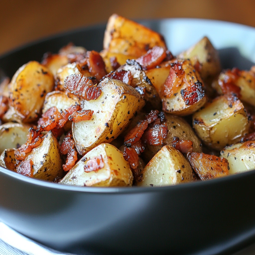 Honey bacon roasted potatoes