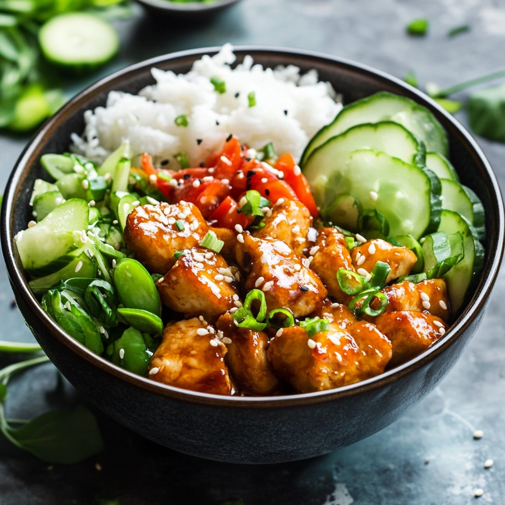 Honey Chicken Bowls