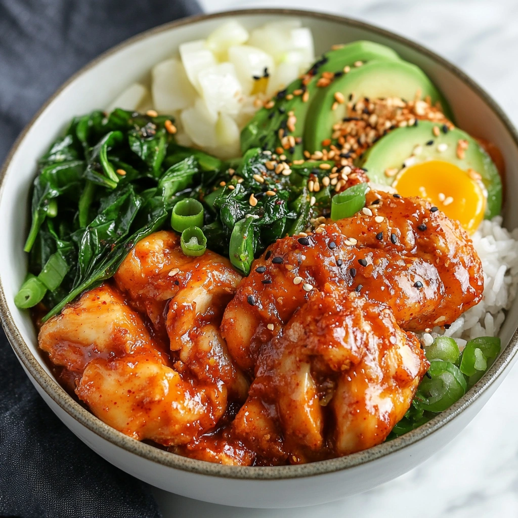 Korean Gochujang Chicken Bowl