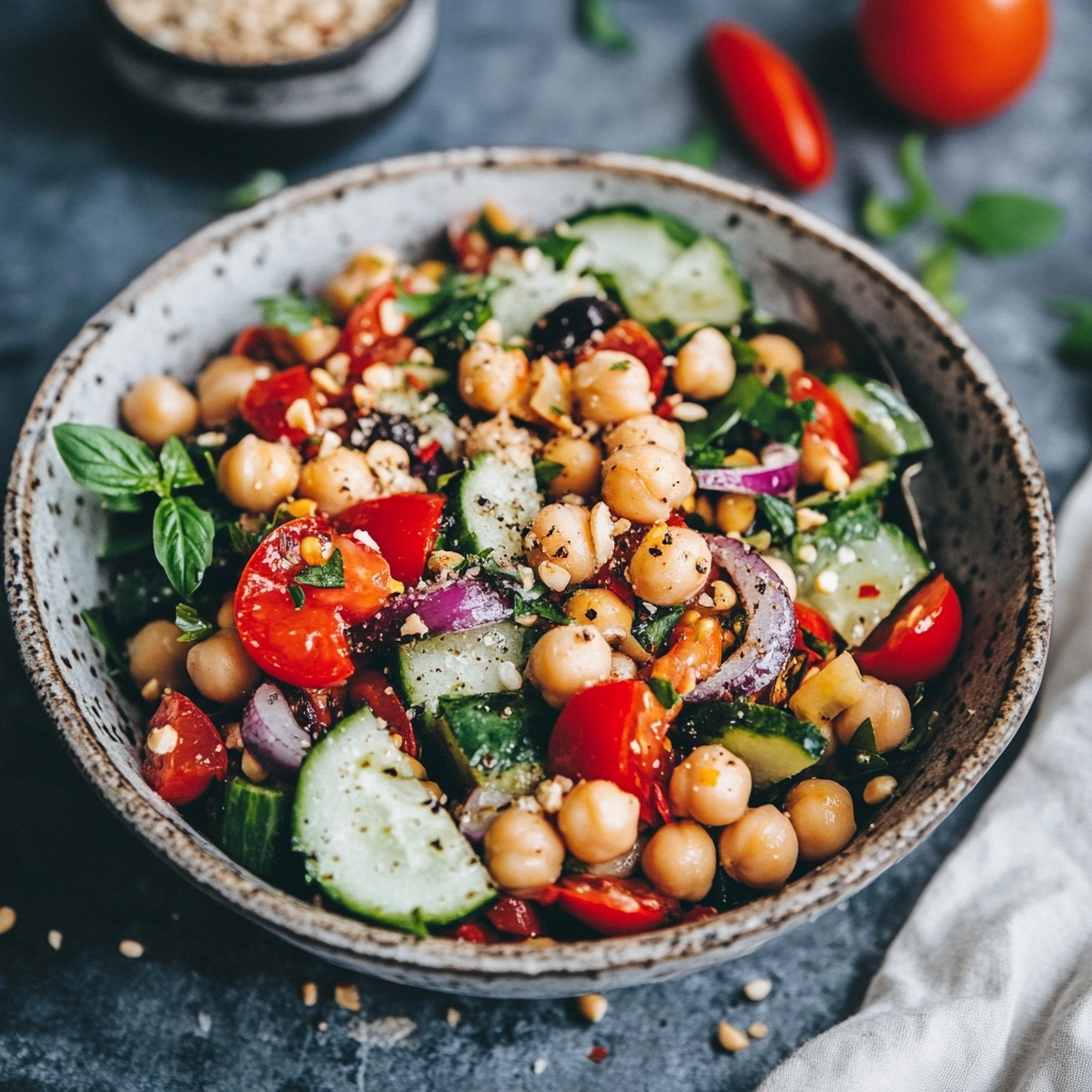 Mediterranean Chickpea Salad