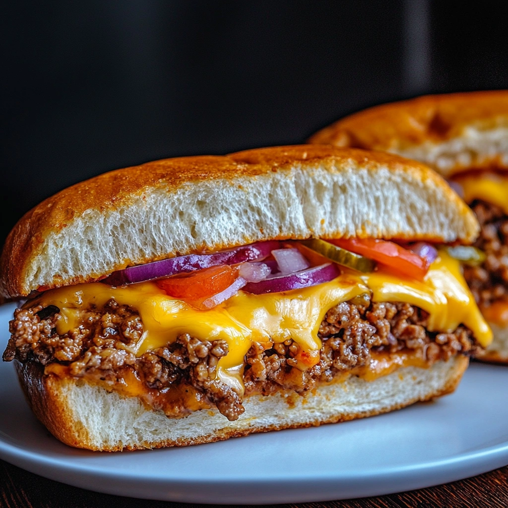 New York Chopped Cheese sandwich