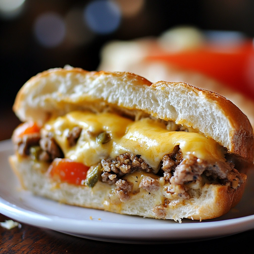 New York Chopped Cheese sandwich