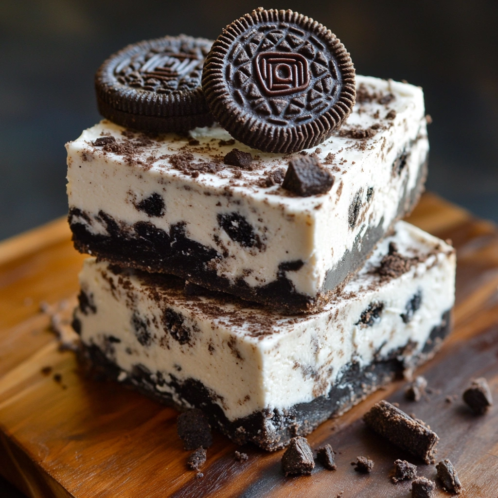 No-Bake Oreo Cheesecake Bars