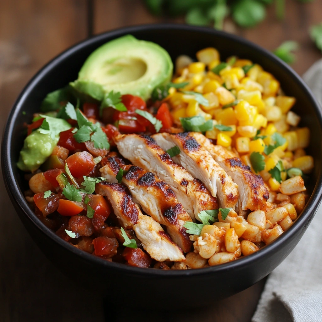 One-Pan Chicken Burrito Bowl