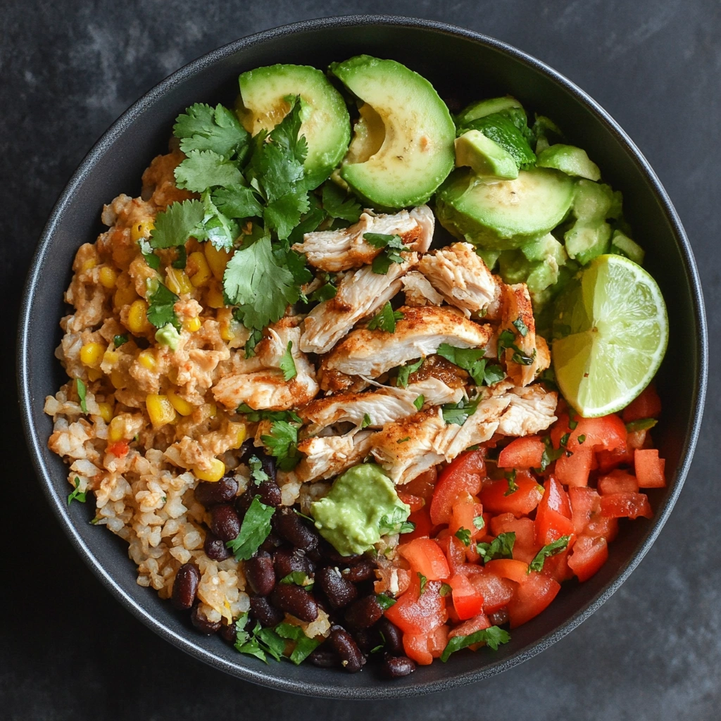 One-Pan Chicken Burrito Bowl