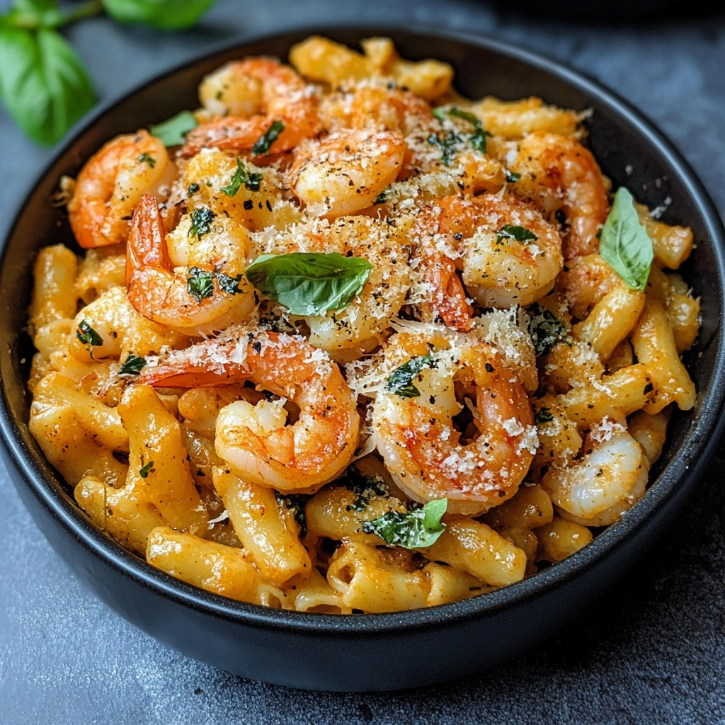 One-Pot Garlic Butter Shrimp Pasta