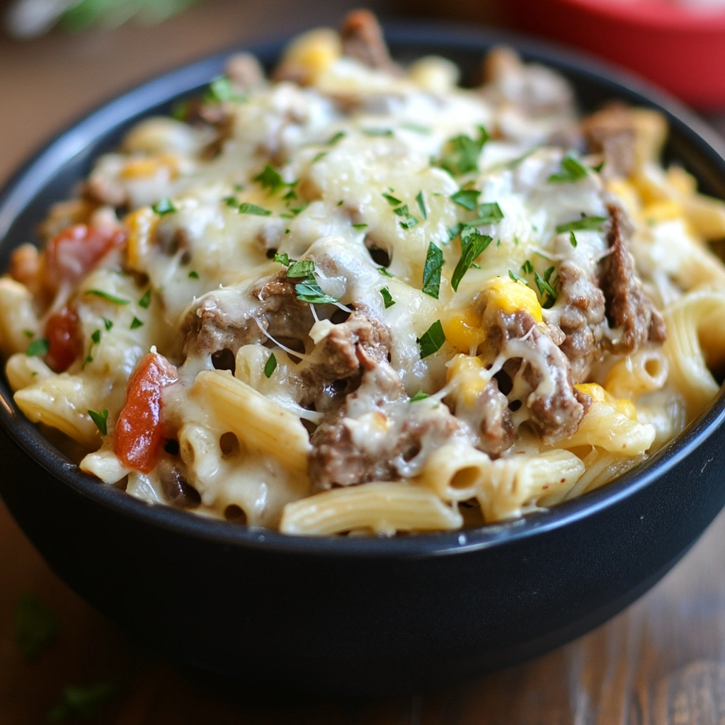 Philly Cheesesteak Pasta