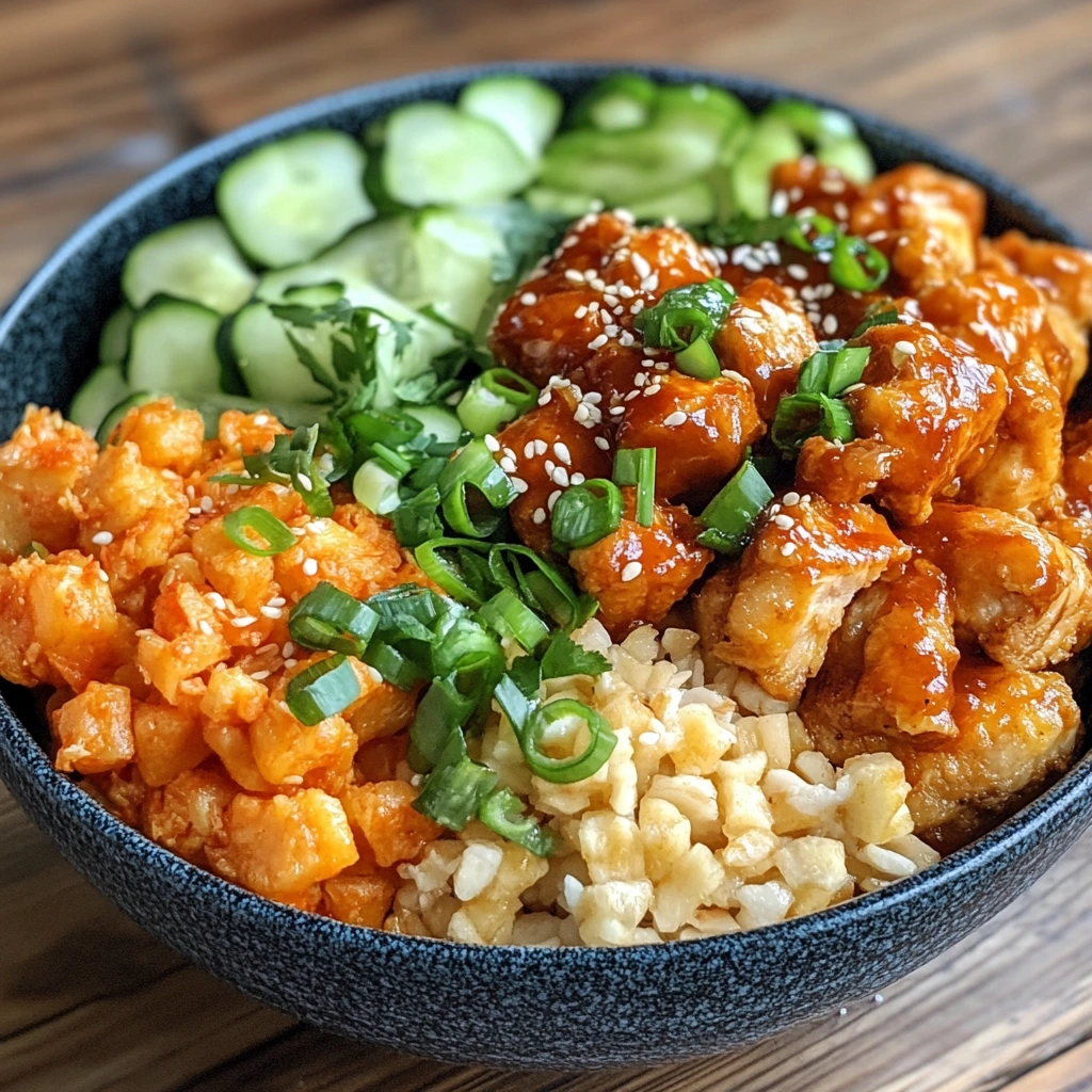 Spicy Bang Bang Chicken Bowl