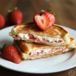 Strawberry Cream Cheese Stuffed French Toast