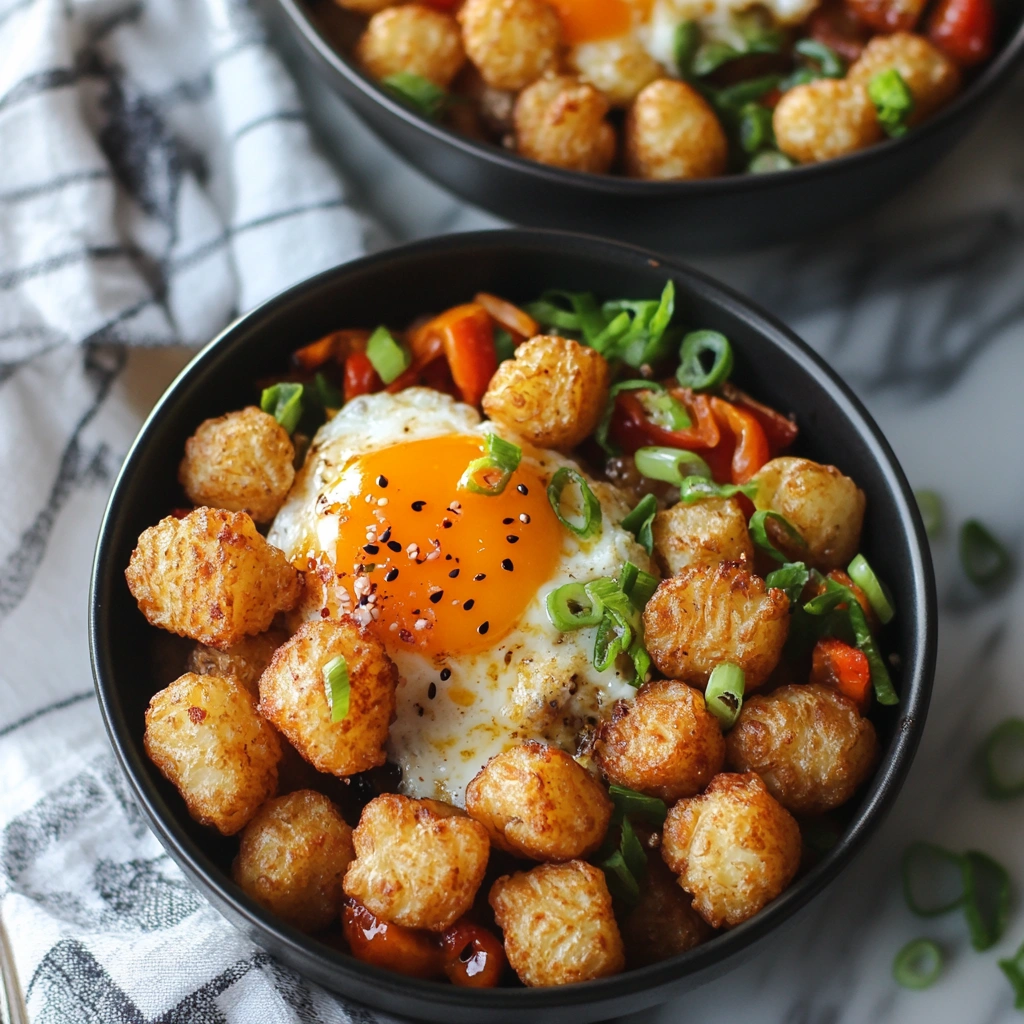 Tater Tot Breakfast Bowls