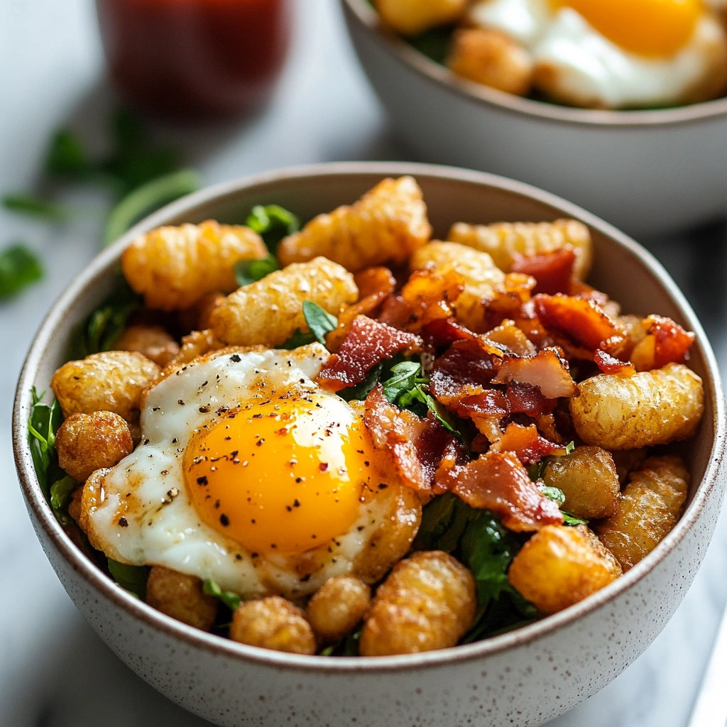 Tater Tot Breakfast Bowls