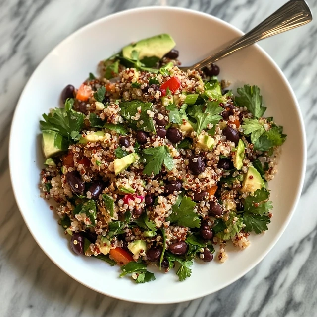 quinoa and black bean