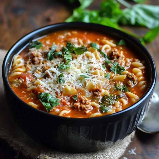 Lasagna Soup