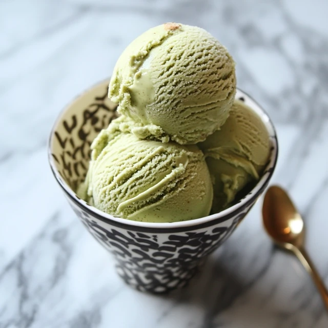 Matcha green tea ice cream