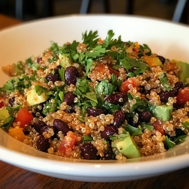 quinoa and black bean