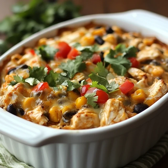 Southwestern chicken casserole recipe